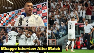 Mbappe Interview After The Real Madrid Vs Real Betis Match  Real Madrid Vs Real Betis  Mbappe Goal [upl. by Adlemy]