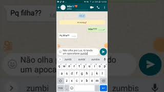 não olha pra lua pt 1  a s m r fake chat [upl. by Bigg874]