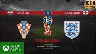 FIFA 18 WORLD CUP SEMIFINAL  CROÁCIA x INGLATERRA [upl. by Aizan517]