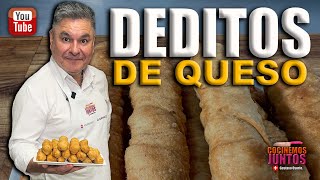 Como hacer DEDITOS DE QUESO  Gustavo Osorio ✅💯 [upl. by Churchill]