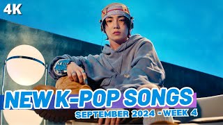 NEW KPOP SONGS  SEPTEMBER 2024 WEEK 4 [upl. by Kristoforo611]