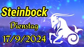 horoskop Steinbock Dienstag 17 September 2024 [upl. by Amsa]