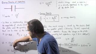 Energy Density of Capacitors [upl. by Llerdnad]