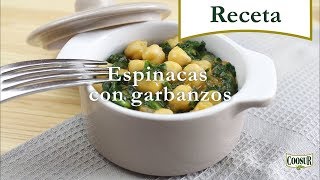 Espinacas con garbanzos  Recetas de cuaresma [upl. by Rainwater]