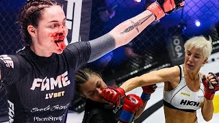 Linkiewicz vs GodlewskaEsmeralda FAME MMA 3 CAŁA WALKA HIT  HD [upl. by Undis756]