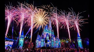 Walt Disney World Orlando  Fireworks Cinderella Castle in the New Year [upl. by Lovmilla529]