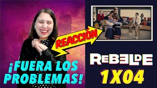 REACCIÓN a Rebelde  Netflix  1x04 quotSimulacroquot [upl. by Airenahs]