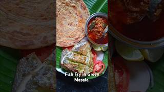 Fish Fry in Green Masala Pomfret Fry [upl. by Aelrac248]