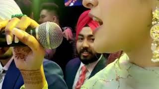 Baani Sandhu Singing At Neha Kakkar Marriage share this video [upl. by Gran]