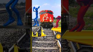 Green red blue amp black alien Vs train driver tom new magical video [upl. by Isabea153]