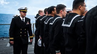 Why Do US Navy Sailors Hate Officers on an Aircraft Carrier [upl. by Sumaes47]