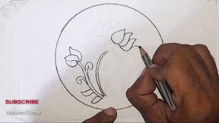 chitrakala  chitra  chitrkla  drawing  painting  how to draw  wall paint chitrakala [upl. by Ahseele]