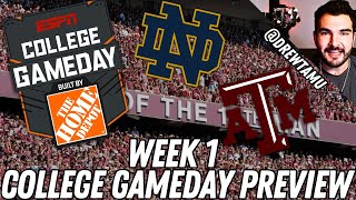 Way Too Early Notre Dame VS AampM Preview  College Gameday Is Headed to College Station [upl. by Enilrek]