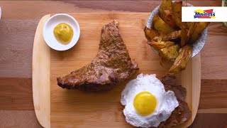 Recetas de la abuela  Colita al horno con papas y huevo frito  HORNO ELECTRICO LILIANA [upl. by Erdrich733]