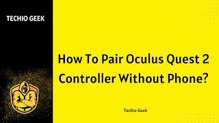 How To Pair Oculus Quest 2 Controller Without Phone [upl. by Cranston]