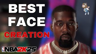 BEST KANYE WEST FACE CREATION IN NBA 2K25 [upl. by Tina504]