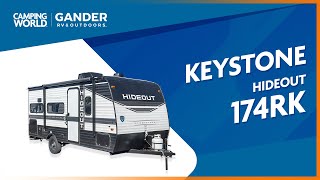 2022 Keystone Hideout 174RK  Travel Trailer  RV Review Camping World [upl. by Noryk151]