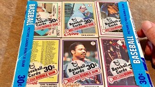 1978 TOPPS BASEBALL CARD BOX OPENING Throwback Thursday [upl. by Beale227]