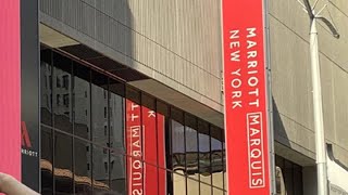 New York Marriott Marquis  Great Places To Stay In Manhattan  Quick Video Tour [upl. by Eanat315]