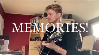 MEMORIES  347aidan Acoustic Cover [upl. by Yelahc]