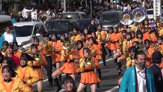 Galasha Festival 2024  Parade②  Kyoto Tachibana SHS Band [upl. by Zedekiah]