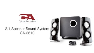 20 Speaker System CA2014  Cyber Acoustics [upl. by Ymmor]