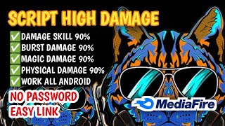 SCRIPT DAMAGE MOBILE LEGENDS 120 TERBARU 2024 NO PASSWORD  VOGio [upl. by Adnohsirk]