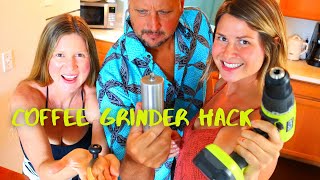 Manual Coffee Grinder Hack  Kona Hawaii [upl. by Airdua]