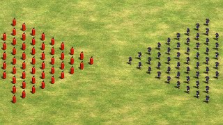 Who is stronger Samurai vs Teutonic Knights 😱 Age of Empires 2 [upl. by Ennywg]