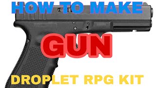 Roblox Studio How to make a gun in Droplets Modified Evercyan Rpg Kit [upl. by Vandervelde]