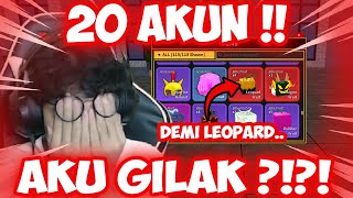 AKU GACHA 20 AKUN LAGI DEMI LEOPARD [upl. by Melisande]