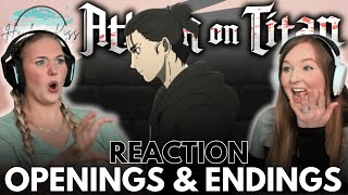 Attempting To Rank  ATTACK ON TITAN  ALL OPs amp EDs Reaction [upl. by Emee]