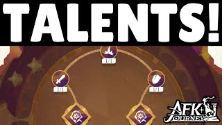 Reviewing ALL Faction Talent Tree SKILLS CeleHypo Tree Is TOO STRONG AFK Journey [upl. by Codie]