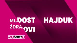 MAXSport najava MLADOST ŽDRALOVI vs HAJDUK osmina finala SuperSport HNK 2425 [upl. by Olivann327]