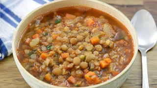 The Best Lentil Soup Recipe [upl. by Ado922]