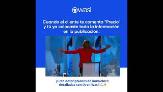 Cómo crear descripciones de inmuebles llamativas wasi  crminmobiliario agentesinmobiliarios [upl. by Rayford]