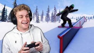 This is THE MOST REALISTIC Snowboard Game EVER  Shredders [upl. by Namya]