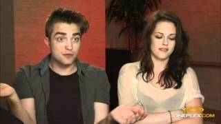 Robert Pattinson and Kristen Stewart Interview For Breaking Dawn Part 1 [upl. by Enner]