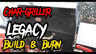 CharGriller Legacy Grill Assembly amp Burn In [upl. by Gnilrets]