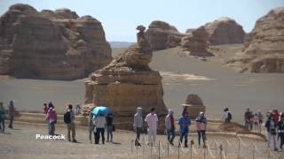 YADAN NATIONAL GEOPARK  Dunhuang China [upl. by Namruht]