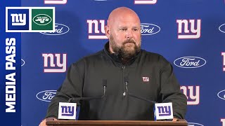 Giants vs Jets Postgame Interviews Brian Daboll Davis Webb Alex Bachman [upl. by Lobell148]