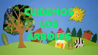 CUIDEMOS LOS ÁRBOLES  Video sobre educación ambiental en stop motion para niños y niñas [upl. by Lilac581]