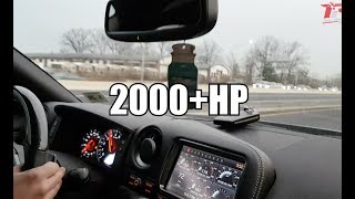 quotGOLIATHquot 2000HP Switzer R35 GTR Beats 1000hp M5 with 400m head start [upl. by Hguh]