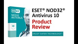 ESET NOD32 Antivirus Review  PC Security [upl. by Noside]