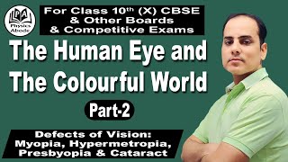 CLASSXTHE HUMAN EYE AND THE COLOURFUL WORLDDEFECTS OF VISIONMYOPIAHYPERMETROPIAPRESBYOPIA ETC [upl. by Eliot]