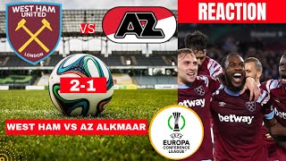 West Ham vs AZ Alkmaar 21 Live Stream Conference league Football Match UEFA Commentary Highlights [upl. by Akienaj]