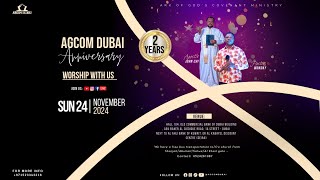 THE AGCOM DUBAI SUNDAY SERVICE LIVE REBROADCAST WITH  PST MONDAY 21112024 [upl. by Deidre]