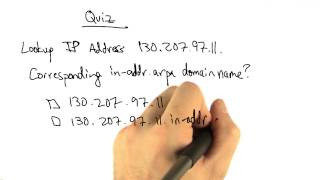 Lookup IP Address Quiz  Georgia Tech  Network Implementation [upl. by Goren]