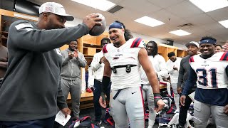 EXCLUSIVE Inside the Patriots Locker Room After the Win vs Chicago Bears  NFL Week 10 [upl. by Poulter]