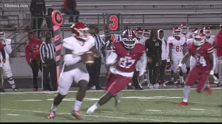 Jonesboro vs Warner Robins 2021 Georgia high school football highlights Week 13 [upl. by Genna]